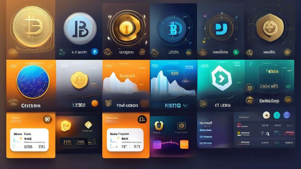 DALL-E prompt: Create a detailed and visually appealing image illustrating a comparison of the top cryptocurrency trading apps for 2023. The image should showcase icons or logos of each leading app, alongside a chart or infographic that highlights key pros and cons, user reviews, and expert opinions. Integrate a modern, tech-savvy design with elements such as ratings stars, review quotes, and feature icons to convey the comprehensive reviews and user feedback. Use a futuristic color palette to emphasize the advanced technology and innovation in crypto trading platforms.