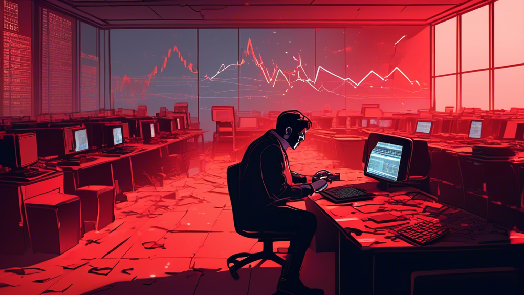 Create an image depicting the aftermath of FTX Crypto