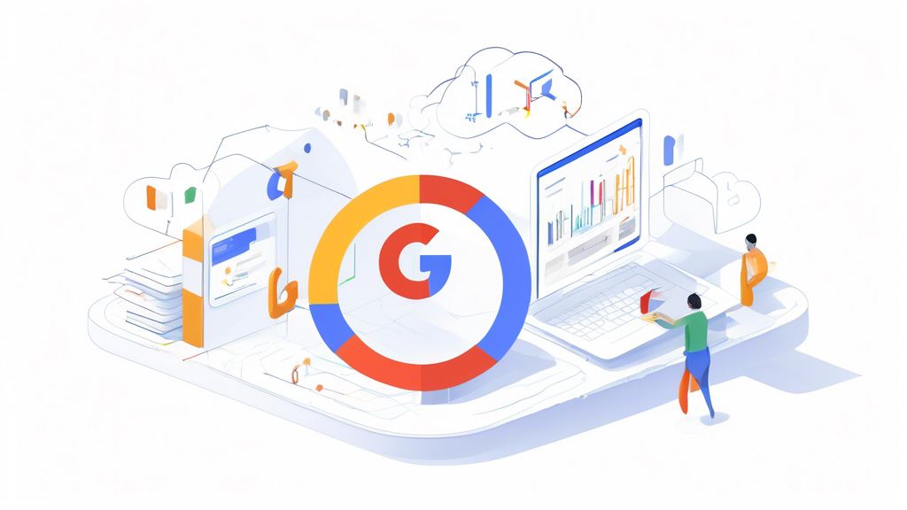 Create an image that depicts the technical aspects and architecture of Google BigQuery, focusing on its robust data architecture and query systems, massive data storage and management capabilities, and unique scalability and performance features that make it stand out. The image should include visual elements like abstract cloud structures, interconnected databases, data flow diagrams, and graphical representations of performance metrics, all set against a futuristic, high-tech background that conveys the power and sophistication of Google BigQuery.