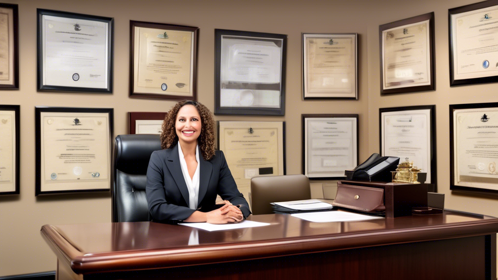 Create an image showing a professional attorney