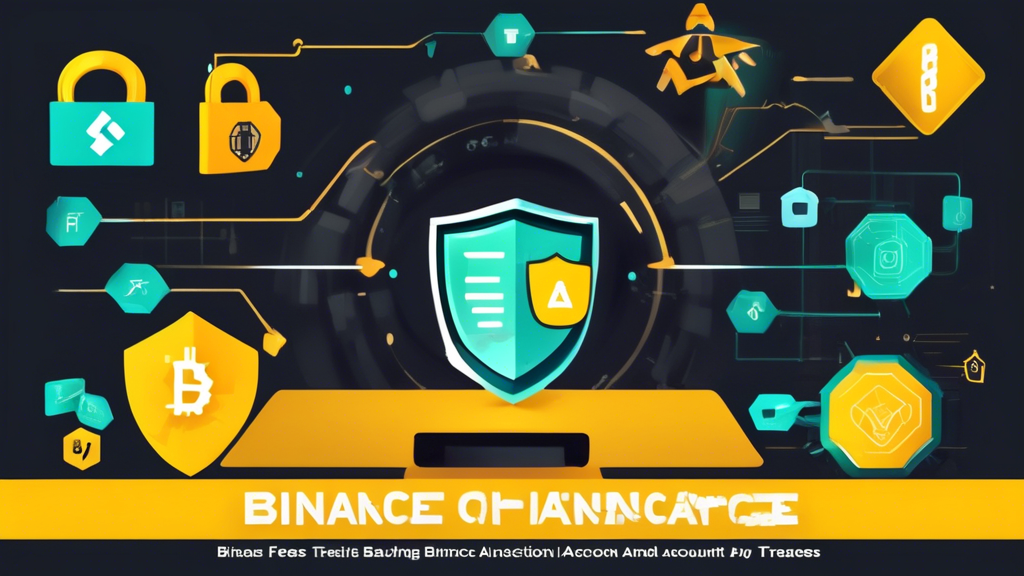 Create an image depicting practical tips and best practices for securing your transactions on Binance. Show a user setting up two-factor authentication (2FA) on their Binance account, with icons for 2FA, security shields, and encrypted data. Include elements that represent reduced transaction fees and effective trading strategies, such as a descending chart with low fees and a rising chart indicating successful trades. The overall mood should be professional and informative, with a focus on security and smart trading decisions.

Keyword: cryptocurrency exchange binance