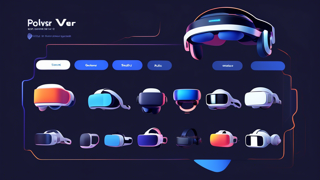 Create an image showcasing a PSVR2 headset being sold on various online resale platforms such as eBay, Craigslist, and Facebook Marketplace. The image should include user interface elements like price tags, seller ratings, and chat bubbles to represent communication between buyers and sellers. Emphasize a safe transaction by incorporating icons or visual cues indicating verified sellers and secure payment options.