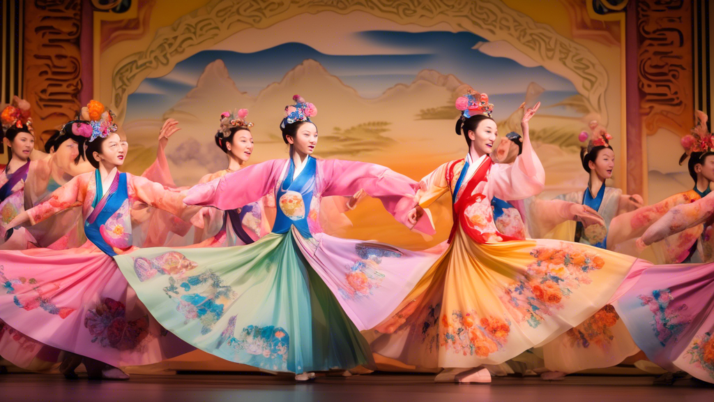 Prompt for DALL-E image:

Create an image that captures a behind-the-scenes glimpse of Shen Yun 2023. Show a vibrant, traditional Chinese costume with intricate details, inspired by historical designs. Include a choreographer demonstrating a graceful dance move under ambient lighting, emphasizing the dedication and craftsmanship involved. Background elements should hint at a bustling preparation area with artists perfecting their performances, readying for a culturally significant show.