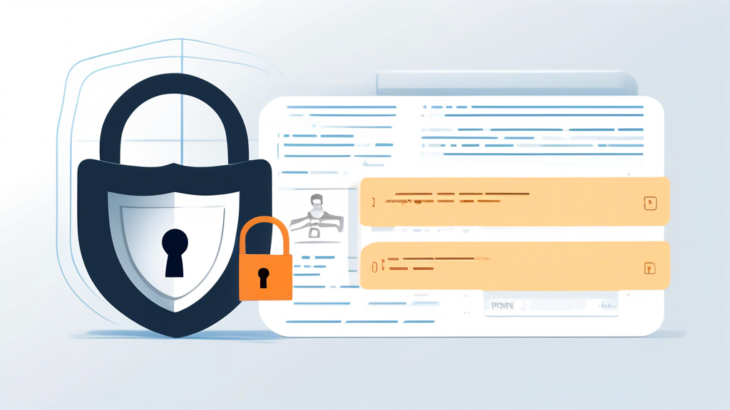 DALL-E Prompt: Create a detailed illustration showcasing the main features of VPN Express that enhance privacy protection. The image should include visual representations of high-grade encryption (depicted by a padlock and digital data lines), anonymous browsing (symbolized by a masked figure or anonymous icon), and a no-log policy (illustrated by a crossed-out document or no-records symbol). The design should feel modern and secure, emphasizing the robust privacy features of VPN Express.