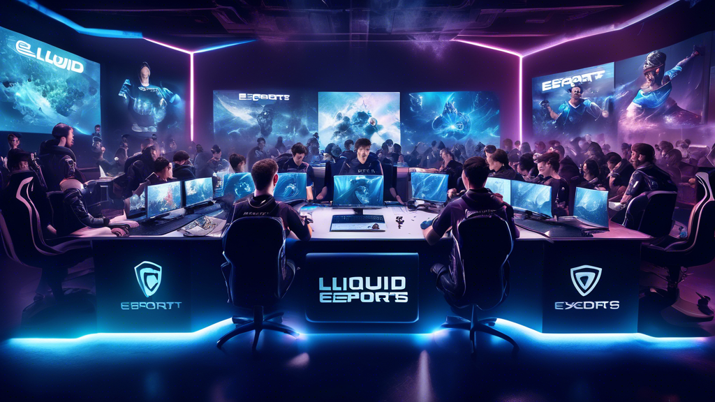 Create an image that visually represents Liquid Esports