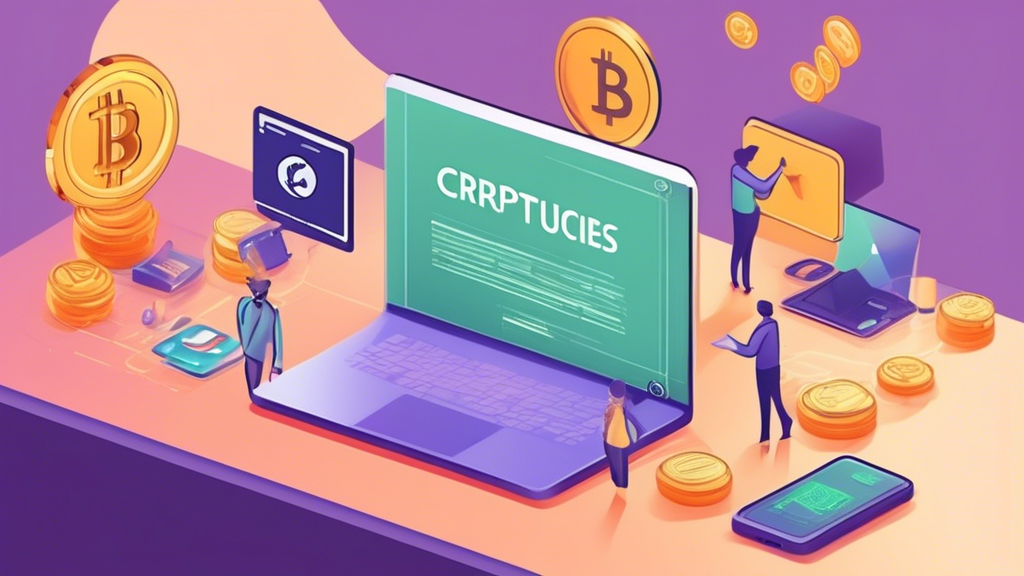 **DALL-E Prompt:**

Create an image that illustrates the process of starting to invest in cryptocurrencies using the best crypto platform. The image should depict a clear, step-by-step guide for registering and verifying an account, include elements showing a user making their first crypto transaction, and feature secure storage options (e.g., hardware wallets, secure online wallets). The interface of the crypto platform should appear user-friendly and straightforward, emphasizing safety and ease of use.