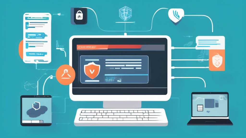 Create an image that portrays a comprehensive guide to accessing a proxy server unblocked, focusing on three main methods: utilizing VPN services, using browser extensions and built-in features, and manual proxy configuration. The scene should be educational and tech-savvy, featuring a computer screen split into three sections, each illustrating one of the methods. Each section should include symbolic icons like a shield for VPN services, browser tabs and extension icons for browser methods, and gear/settings icons for manual configuration. The background should include elements like a global network map, emphasizing the concept of bypassing restrictions.