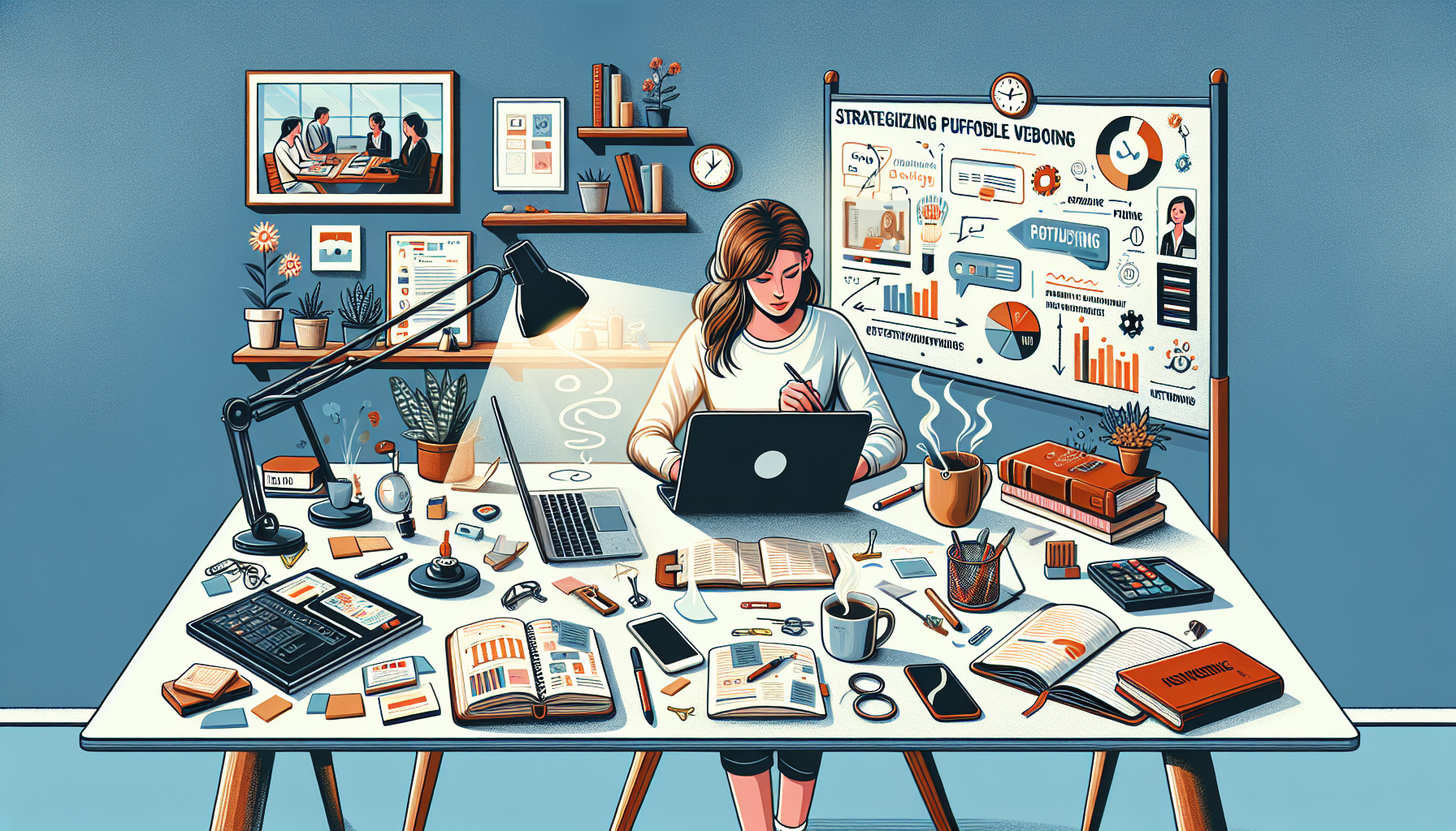 Create a DALL-E prompt to generate an image that embodies outline point #3:

An image titled 