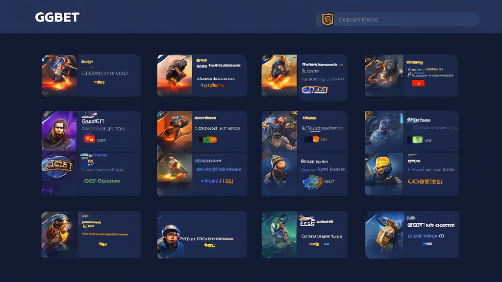Create an informative and visually appealing image that showcases a step-by-step guide to getting started with CSGO betting on GGbet. The image should include illustrations of setting up a GGbet account, navigating the GGbet interface specifically for CSGO betting, and offering beginner tips and tricks. Incorporate elements related to both GGbet and CSGO, such as GGbet’s logo, icons of betting options, and CSGO-themed graphics like weapon skins or in-game settings. Use a friendly and engaging style to appeal to new users.