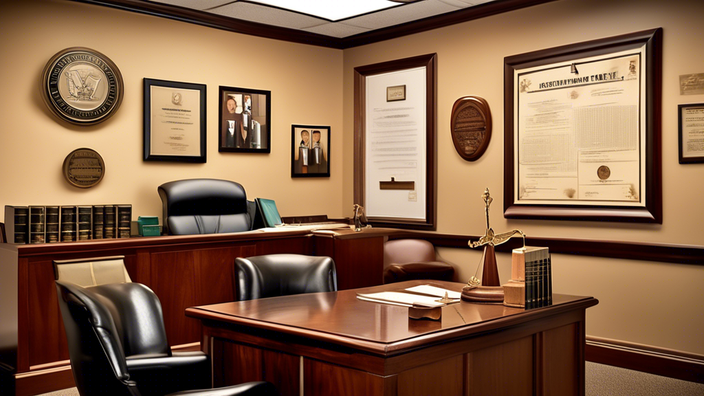 Create an image of a professional-looking attorney