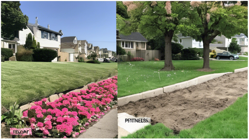 DALL-E prompt for an image related to outline point #2:

Split-screen comparison image: on the left, a pristine suburban yard with flowers and trees; on the right, the same yard with a long, deep trench dug across it for traditional sewer repair. Above the images, text reads 