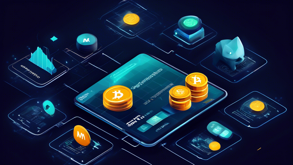 Create an image that illustrates the benefits of using M1 Finance for crypto investments. The image should feature elements such as a dynamic and automated portfolio management system, the concept of no-commission trading to highlight cost-effectiveness, and the potential for diversification by combining crypto with traditional assets. Incorporate visual elements like a smartphone interface showing crypto and traditional asset charts, symbols of automation such as gears or robots, and financial graphs displaying growth and diversified portfolios. 

Prompt for DALL-E: 

An illustration depicting the benefits of using M1 Finance for crypto investments. Show a dynamic and user-friendly smartphone interface with graphs for both cryptocurrencies and traditional assets, emphasizing no-commission trading with symbols like a crossed-out fee sign. Include elements representing automation, such as gears and robo-advisors, to highlight automated portfolio management. Display diversified portfolio growth with a mix of crypto and traditional assets through visual charts and graphs. Use modern, clean designs with vibrant colors to convey innovation and efficiency.