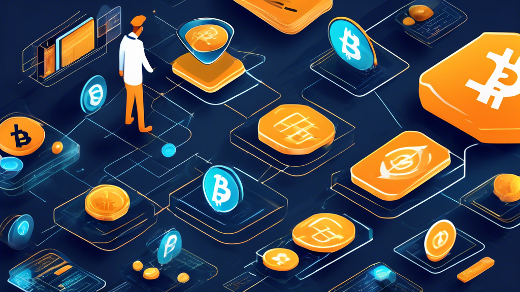 Create an informative and visually engaging image that represents the concept of Fundamental Strategies for Successful Cryptocurrency Trading. The image should include elements like a chart showing price movements of cryptocurrencies, icons depicting various trading strategies (such as day trading, swing trading, and HODLing), and symbols representing risk management (like a shield or caution sign). Include visual elements such as news headlines, social media feeds, or a laptop with market analysis to illustrate the importance of staying updated with market trends and news. The overall design should be modern and tech-oriented, capturing the dynamic nature of cryptocurrency trading while being accessible to beginners.