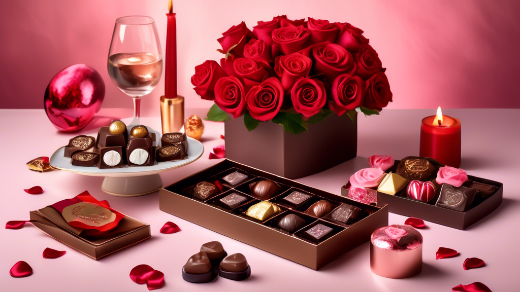 An elegant display of the top 10 must-try chocolates for Valentine