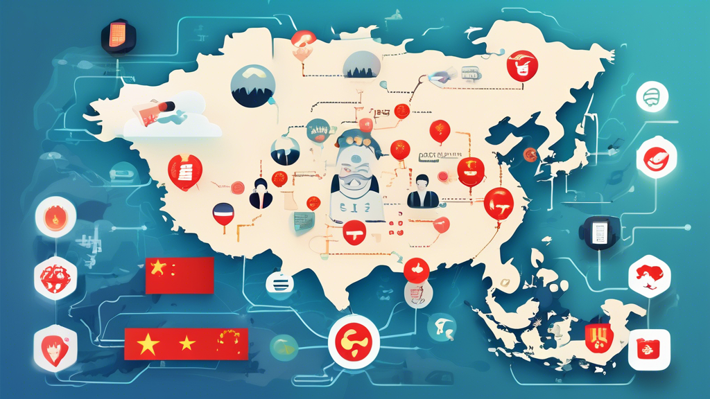 Create an image that showcases a list of the top VPN services for bypassing China