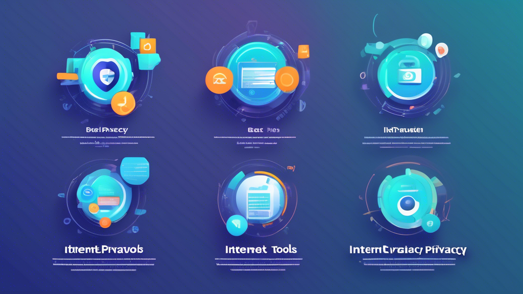 Prompt: Create an image showcasing a detailed comparison of the top 10 best internet privacy tools for 2023. The image should feature a sleek and modern design with a list of each tool, incorporating icons or logos, pros and cons for each, and a visual element such as a bar graph or chart for comparative analysis. Use a clean and professional layout suitable for an informative tech article.