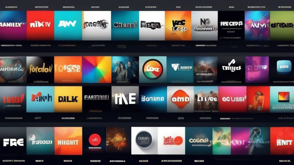 Create an image that visually compares the most affordable live TV streaming services. Show a side-by-side comparison of different streaming service logos with their respective prices and key features, such as channel selection, special features, and any additional benefits like free trials or exclusive content. Use a clean and clear infographics style to highlight the information in an easy-to-understand format.