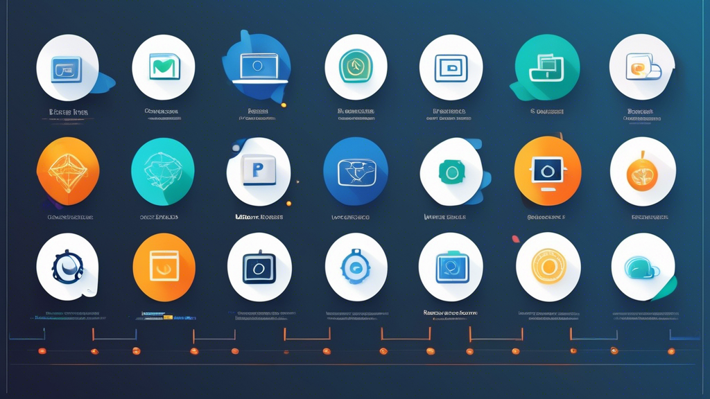 Create an image that portrays a variety of leading website unblocking platforms being compared in a user-friendly interface. The platforms should be displayed as modern and secure, with icons or visuals representing their performance, speed, and security features. Incorporate contrasting elements to highlight the pros and cons of each platform. Include a sleek and professional digital aesthetic to appeal to tech-savvy individuals seeking effective website-unblocking solutions.