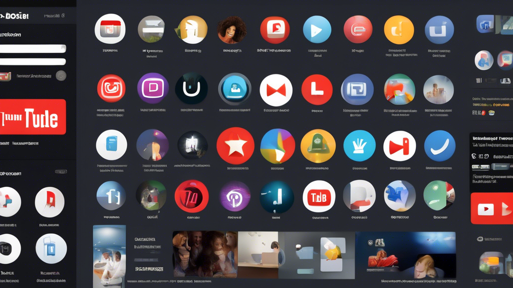 DALL-E Prompt: Create an image that showcases a diverse array of computer and smartphone screens displaying various unblocked YouTube sites. Each screen should highlight different features such as user-friendly interfaces, high-quality video playback, and seamless streaming. Include icons or graphics representing reviews and star ratings to emphasize the in-depth evaluations of these platforms. The overall theme should convey ease of access and high-quality streaming. Background elements can include abstract tech designs to indicate innovation and modern features.