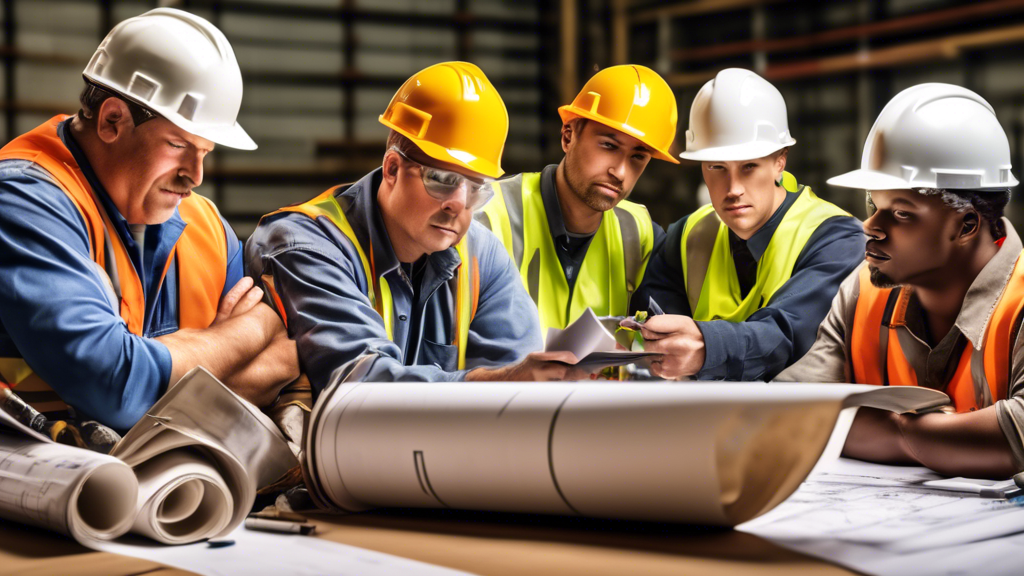 Prompt for DALL-E: An image showing a diverse group of contractors in professional uniforms sitting around a table with blueprints, calculators, and cost estimates, comparing their services and prices. The background features construction tools and plumbing pipes. This illustrates the process of evaluating quotes and services from different sewer contractors.

Keyword: sewer contractor.