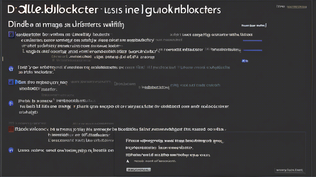 Prompt for DALL-E:

Create an image illustrating a user-friendly guide for effectively choosing and using free website unblockers. The image should include visual elements such as a checklist with important factors like security, speed, and ease of use. Additionally, depict a step-by-step guide for setting up and using a website unblocker, possibly shown as a series of small illustrations or icons that represent each step. Include symbols or graphics denoting best practices for optimizing performance and security while using these tools. The overall theme should be informative and empowering for users looking to access restricted content safely and efficiently.