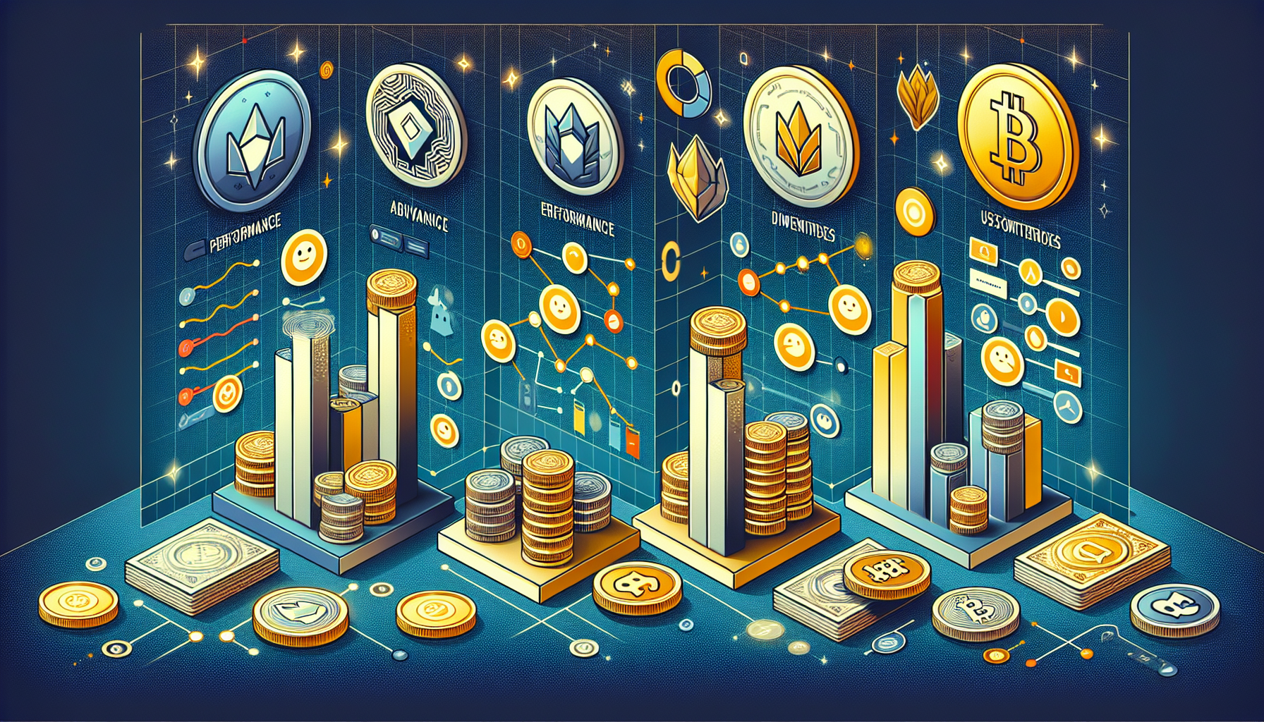 Prompt for DALL-E:

Create an image that shows a dynamic and visually appealing comparative analysis of major cryptocurrency platforms such as Binance, Coinbase, and Kraken. Include their logos, charts or graphs depicting their pros and cons, user reviews, and real-world experiences. The background should include elements of digital currencies like Bitcoin and Ethereum symbols to emphasize the topic. Make the scene informative yet engaging, catering to users looking for the best platform to buy cryptocurrency.