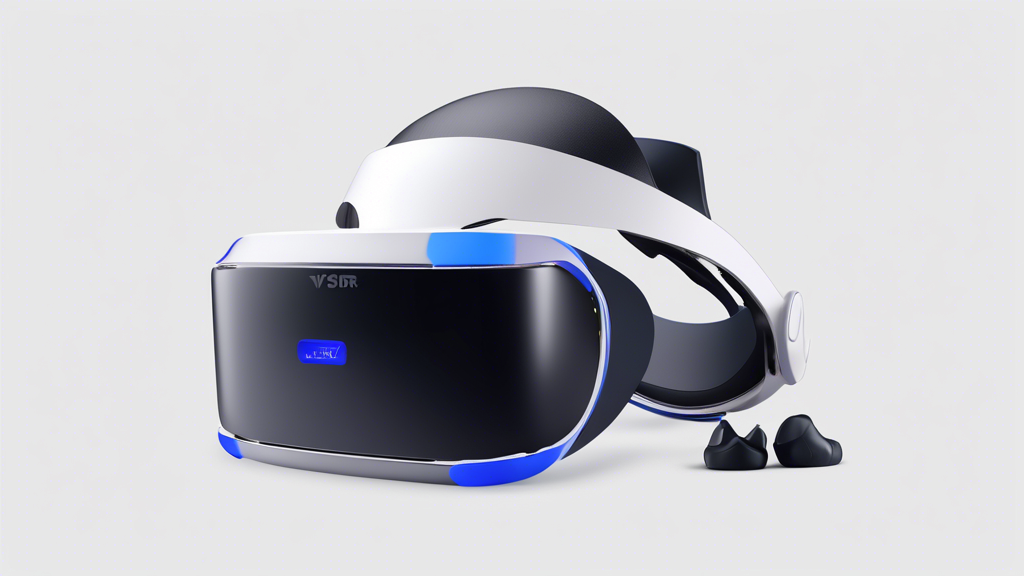 Create an image that illustrates a user-friendly guide to finding the PSVR 2 on Amazon. Show a laptop screen with the Amazon homepage open, featuring a clear search bar with the keyword psvr 2 amazon typed in. Include various PSVR 2 listings with highlighted filters for sorting by price, customer ratings, and verified sellers. Add visual elements like the Amazon wishlist and price tracking tools being used. Depict a serene, well-lit setting with a person engaged and satisfied, symbolizing the ease and effectiveness of the search process.