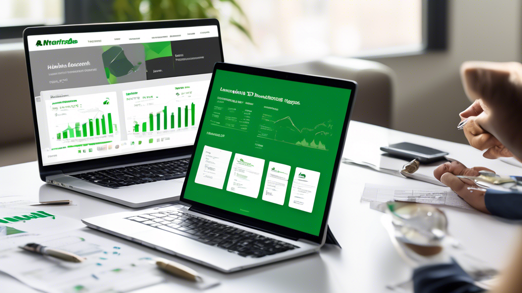 Create an instructional image that illustrates the steps to activate and manage leverage in a TD Ameritrade account, featuring detailed visuals of margin requirements, different asset classes, and how leverage is applied. The image should include a TD Ameritrade interface with highlighted sections for margin settings, interactive graphs showing leverage effects, and examples of leveraging various asset classes including stocks, ETFs, and options. Incorporate clear and concise texts that guide the user through each step.