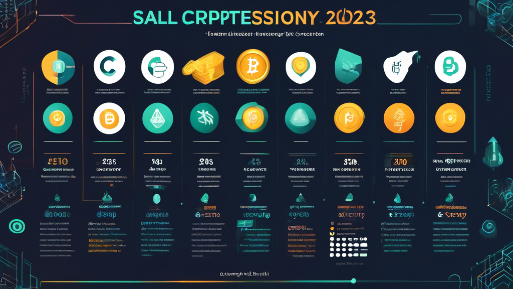**DALL-E Prompt:** Create an informative and visually engaging infographic that illustrates essential tips and strategies for safely investing in cryptocurrency in 2023. Include icons representing key concepts such as diversification, portfolio management, and precautions for crypto investors. Use a modern color palette and clear typography to emphasize the information. The background should feature subtle crypto-themed patterns or symbols to enhance the theme of cryptocurrency investment safety.