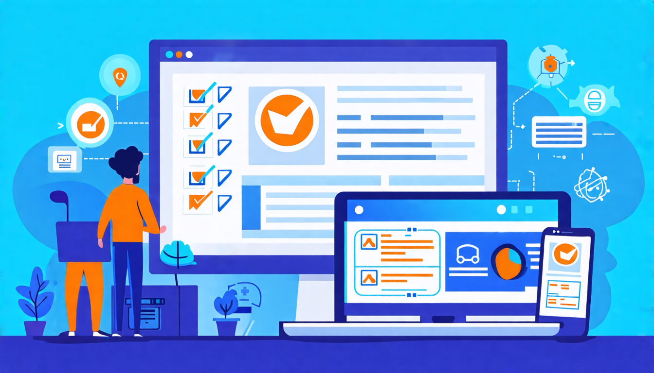 Prompt for DALL-E:

Create an illustration that shows the process of choosing and setting up a free Smart DNS service. The image should include a person looking at a checklist of factors to consider, a step-by-step illustrated guide for setting up Smart DNS on multiple devices like a laptop, smartphone, and gaming console, and icons representing common troubleshooting tips. The overall style should be clear and instructional, with bright colors and clean lines to ensure readability and engagement.