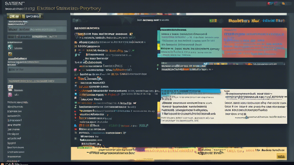 Create an image showing a list of reliable ExtraTorrent proxy sites. The background should resemble a digital, techy setting with abstract data patterns. Each website on the list should appear on virtual sticky notes or screens with a URL. Ensure there are visual safety icons such as locks or shields, and user rating stars to reflect safety and user reviews. The color scheme should be cool tones to emphasize a sense of security and tech-savvy reliability. 

Prompt: A digital infographic showing a list of reliable ExtraTorrent proxy sites on virtual sticky notes or screens with URLs. The background is a techy setting with abstract data patterns. Visual safety icons like locks or shields, along with user rating stars, accompany each site. The color scheme is cool tones, emphasizing security and tech reliability.
