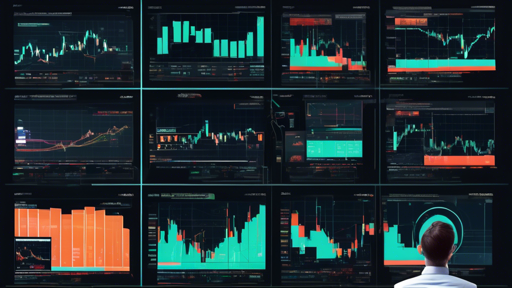 DALL-E prompt: A digital illustration showing a professional trader sitting at a multi-screen trading workstation, analyzing and interpreting Exness signals. On one screen, display a detailed step-by-step guide infographic on how to set up Exness signals, while another screen shows a live trading chart with highlighted Exness signals for Forex market. Include visuals of various markets like commodities and indices in the background, subtly incorporated into the environment. The setting is modern and high-tech, with digital graphs and data surrounding the trader, providing a dynamic and interactive atmosphere. The overall color theme is blue and green, symbolizing calmness and growth.