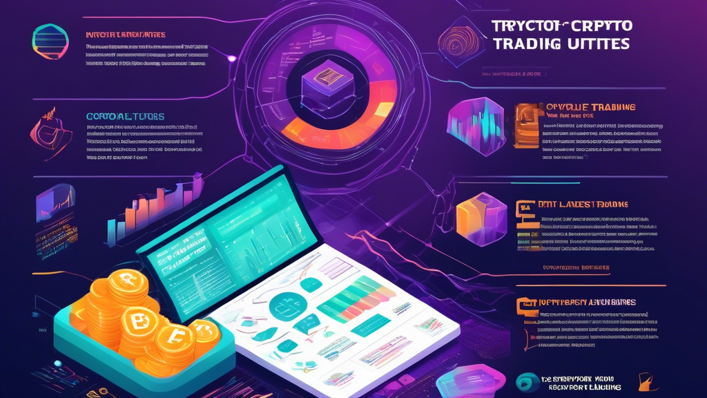 **DALL-E Prompt:** Create an informative and visually appealing infographic that highlights the benefits and risks of crypto futures trading. Include elements such as illustrations of leveraged trading, diverse trading strategies, symbols representing market volatility, and visual cues for risk mitigation tips. Use a modern, tech-inspired color palette and design style that reflects the cutting-edge nature of cryptocurrency. The overall layout should be easy to read and engaging for beginners interested in learning about crypto futures trading.