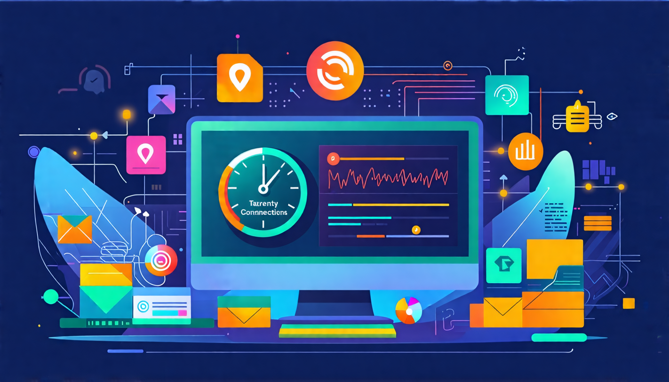 **DALL-E Prompt:** Create an informative and visually engaging graphic illustrating the process of optimizing uTorrent settings for maximum download speed. Include a user-friendly interface of the uTorrent application on a computer screen, with highlighted settings for bandwidth allocation, maximum connections, and best practices for selecting torrents. The background should convey a tech-savvy atmosphere, with symbols of fast internet and file transfers, and vibrant arrows showing increasing download speeds.