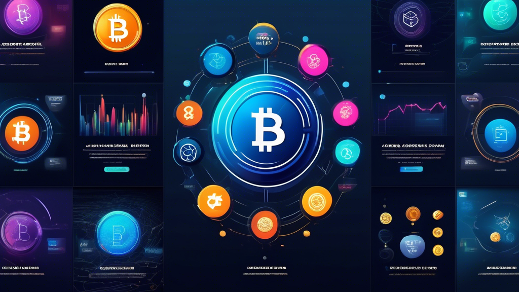 Create a detailed image showcasing a few prominent cryptocurrency investment companies, each represented with their logos, charts showing their performance analyses, and snippets of customer reviews. Present these elements in a sleek, professional layout with a futuristic digital background to emphasize technology and innovation.