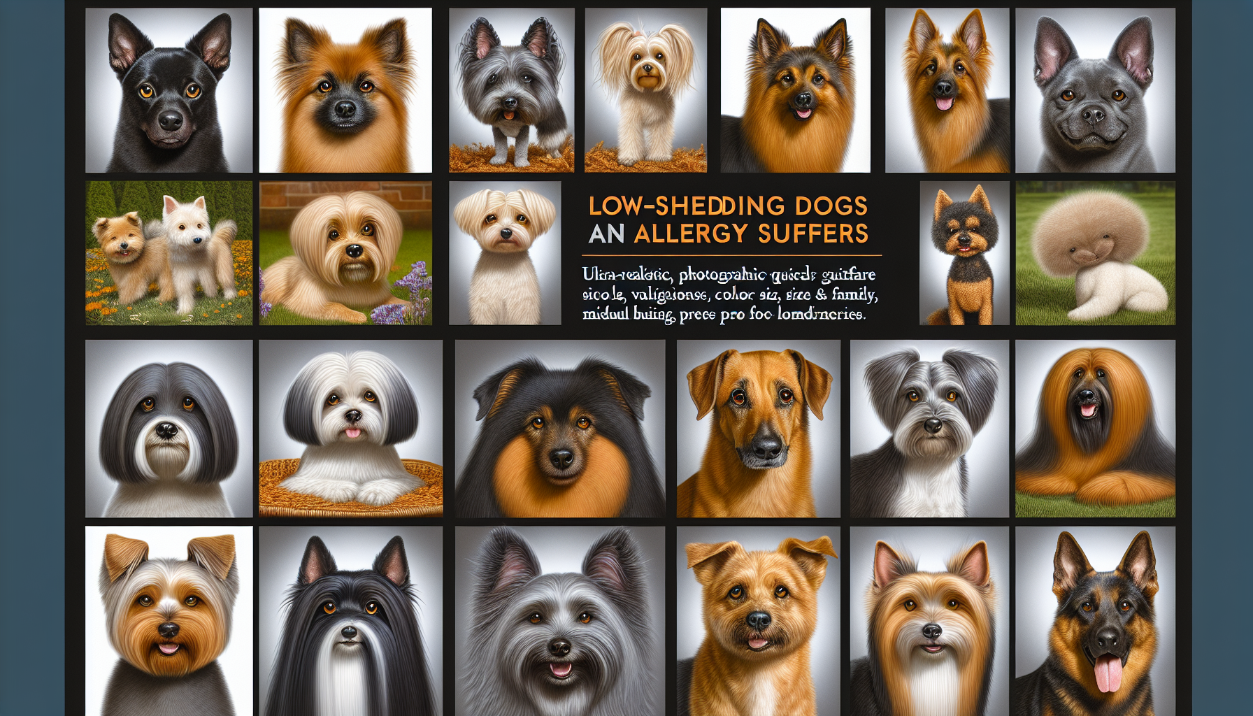 Illustration of Can A Low Shedding Dog Alleviate Allergies In The Home
