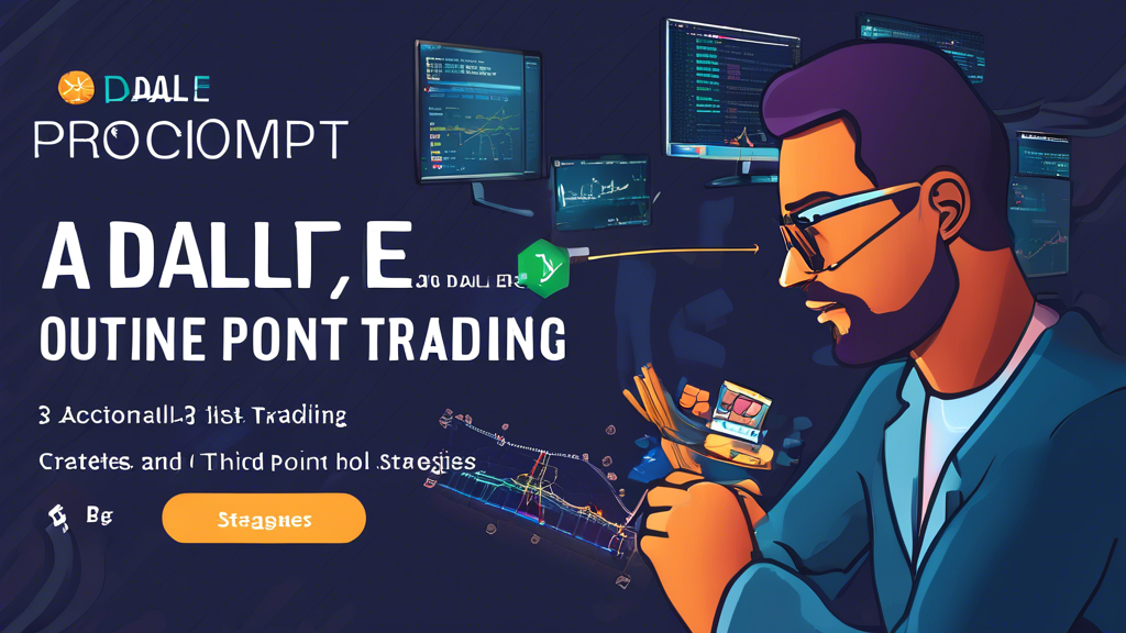 A DALL-E prompt for an image that relates to outline point #3 (third point of the outline):

Create a detailed illustration showcasing various strategies and practical tips for beginners in crypto trading. Include elements such as HODL, day trading, and swing trading. Show charts, investment plans, and risk management tips visually represented. Portray a novice trader learning from mistakes with a mentor guiding them, and include success stories in the background. Ensure the scene has a modern, accessible feel suitable for beginners.