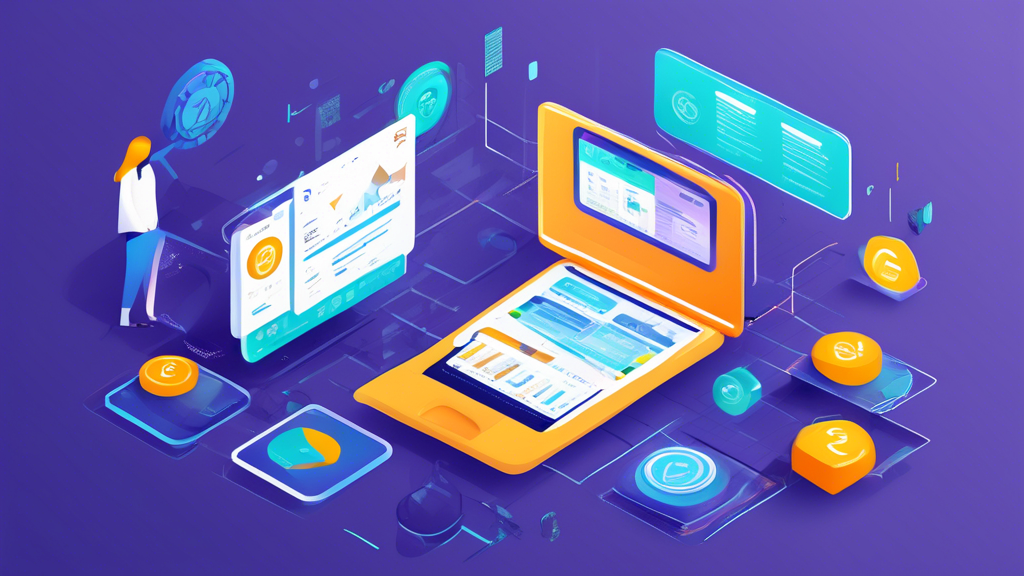Prompt: An illustration of a user-friendly interface showcasing the main functions and features of Mexc Global Exchange. The image should depict a beginner navigating through the platform, with highlights on making their first cryptocurrency trade and various educational tools and resources available. Include elements such as a clean dashboard, clear charts, and informative tooltips to emphasize ease of use for beginners on Mexc Global Exchange.