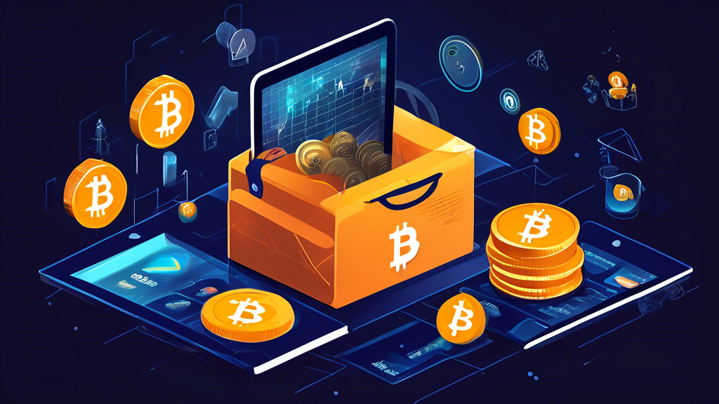 Create an informative and visually engaging illustration that represents the concept of selling cryptocurrency. The image should depict a digital marketplace with various cryptocurrencies like Bitcoin and Ethereum being sold, along with a graph showing fluctuating prices. Include elements that suggest timing strategies, such as a clock or calendar, and highlight the importance of minimizing risks, possibly with caution signs. Incorporate symbols for fiat currency conversion, like dollar bills or coins, to emphasize the process of converting crypto back to traditional money. The overall tone should be educational and beginner-friendly.