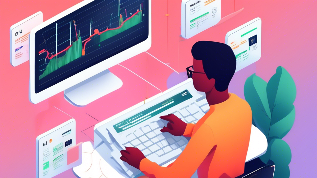 **DALL-E Prompt:** Create an image that visually represents the concept of getting started with forex margin trading. Include elements such as:

1. A person selecting a forex broker from a list of options on a laptop screen.
2. Step-by-step visual instructions of setting up a margin trading account, with icons representing key steps like Sign Up, Verification, and Fund Account.
3. A beginner trader at a desk using a demo account on a laptop, with educational materials like forex trading books and online courses indicated in the background. 
4. A calm, professional setting to convey a sense of learning and preparation.

Ensure the image conveys a supportive and informative atmosphere, suitable for beginners who are embarking on their forex margin trading journey.