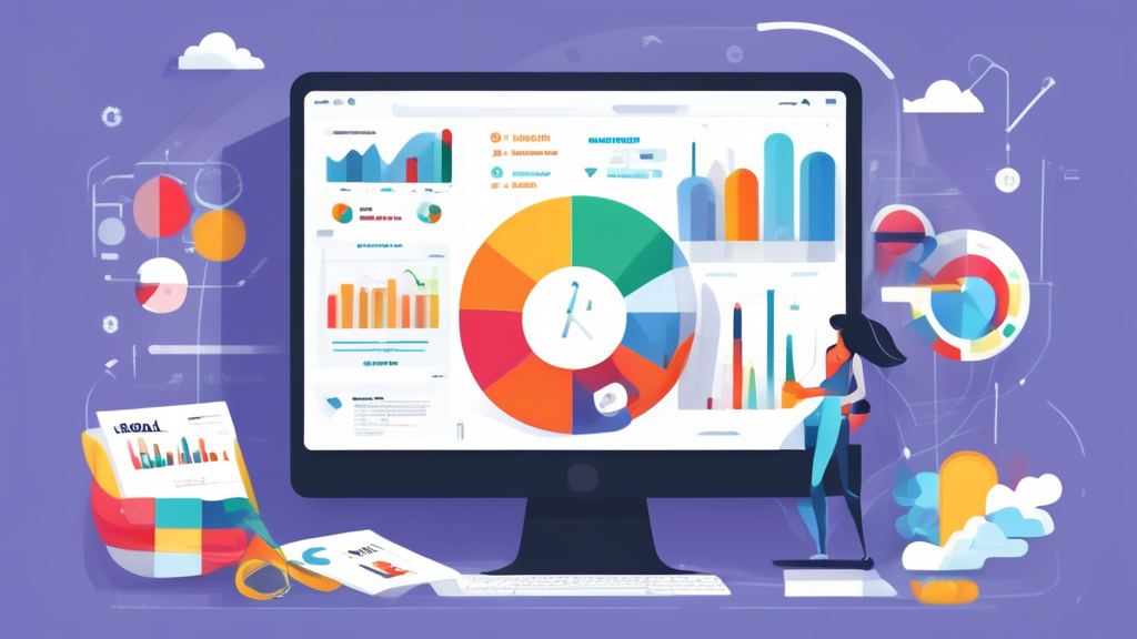 **DALL-E Prompt:** Create an infographic-style illustration that visually represents the measurement of success in digital advertising on the Google Display Network. Include key metrics and KPIs such as impressions, clicks, conversion rates, and ROI, with icons for each metric. Incorporate tools like Google Analytics and Data Studio in the design, and feature a visual of a successful campaign case study, showcasing before-and-after statistics. Use a modern, tech-inspired color palette to emphasize the digital advertising theme. Make it visually engaging and informative, suitable for a comprehensive guide on the Google Display Network.
