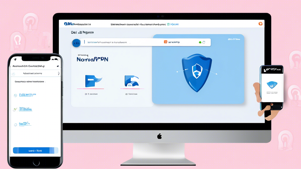 DALL-E prompt: Create an image depicting a detailed, easy-to-follow step-by-step guide for setting up NordVPN Smart DNS on various devices. The image should include illustrated instructions, troubleshooting tips, and best practices for optimizing online privacy. Highlight elements like a user-friendly interface, connectivity to different kinds of devices (e.g., smart TVs, laptops, smartphones), and visual representations of overcoming setup challenges.