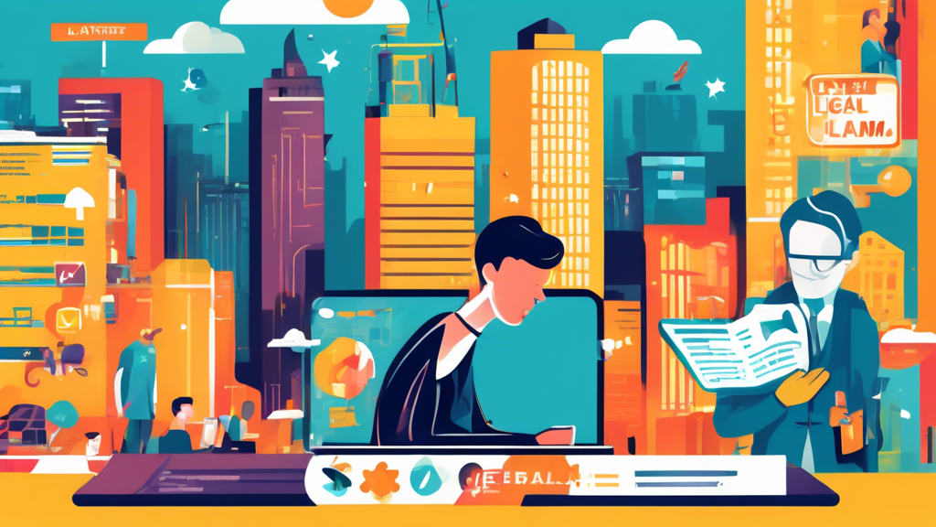 Prompt for DALL-E:

An illustration depicting a person using a laptop and smartphone to search for 