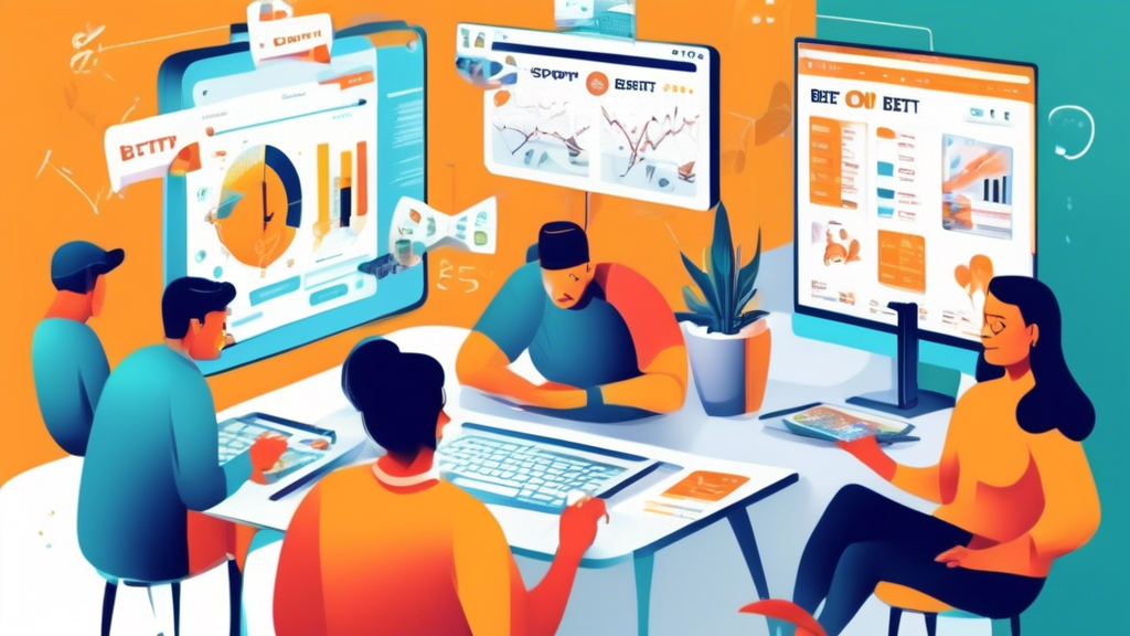 **DALL-E Prompt:** An imaginative and informative illustration depicting various strategies for finding free sports bets online. The scene should include a person browsing comparison websites on a laptop, with graphs and charts showcasing promotions. Nearby, another person is reading newsletters and engaging in discussions on a sports betting forum. Include elements of excitement like sports icons, betting slips, and dollar signs to emphasize the thrill and potential of discovering free sports betting opportunities.