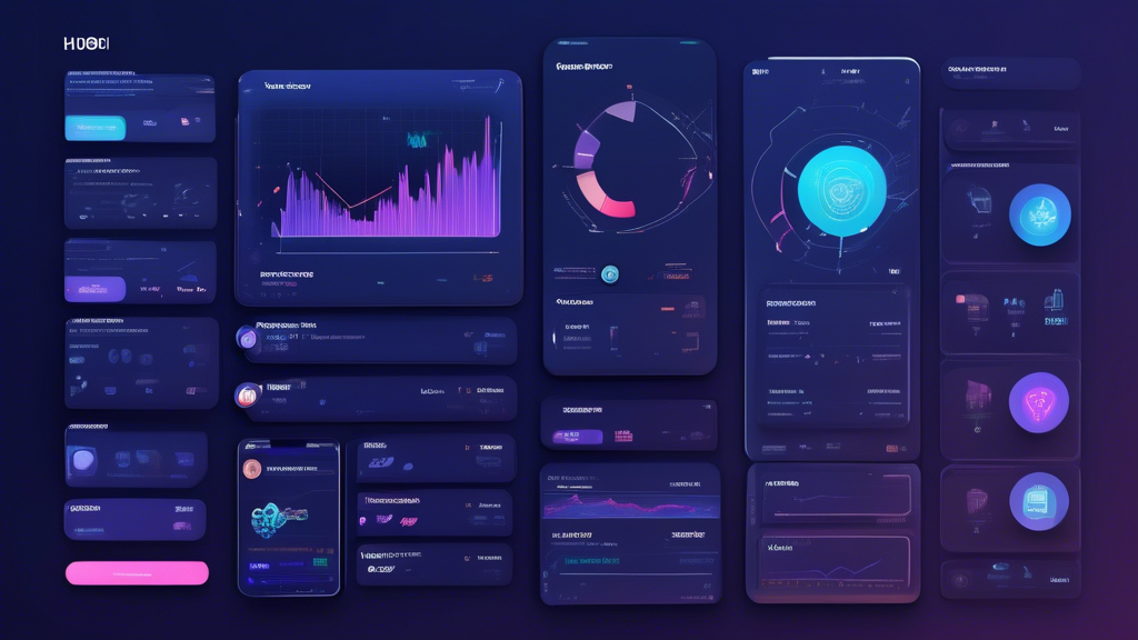 A detailed digital illustration showing a user interface of the Huobi Exchange with various tools and features highlighted. On one side, a step-by-step guide demonstrates the process of creating an account and making the first deposit. The other side showcases advanced trading strategies and tools, such as charts, API integration, and automated trading systems. The overall mood should be educational and empowering, aimed at helping users optimize their transactions on Huobi Exchange.