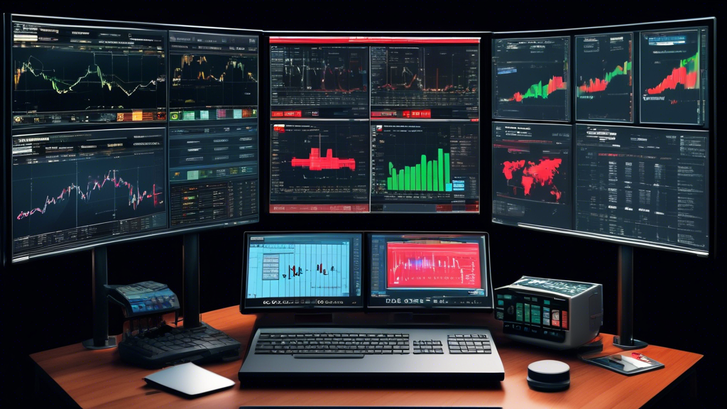 Create an image that illustrates the process of navigating and utilizing Interactive Brokers