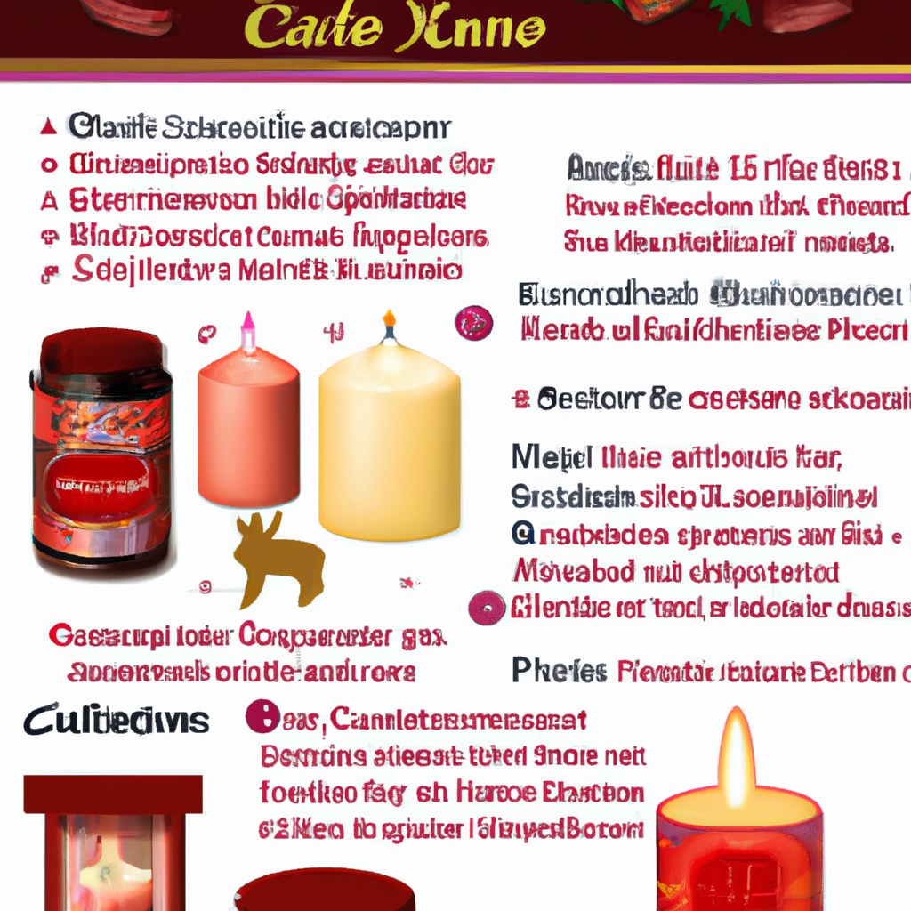 Create a DALL-E prompt for an image to accompany the A Closer Look at the Yankee Candle Christmas Scents section of the article:

Create a detailed illustration featuring a variety of Yankee Candle Christmas scents. The image should include candle jars with festive labels and vibrant colors. Display several scent profiles clearly, such as 