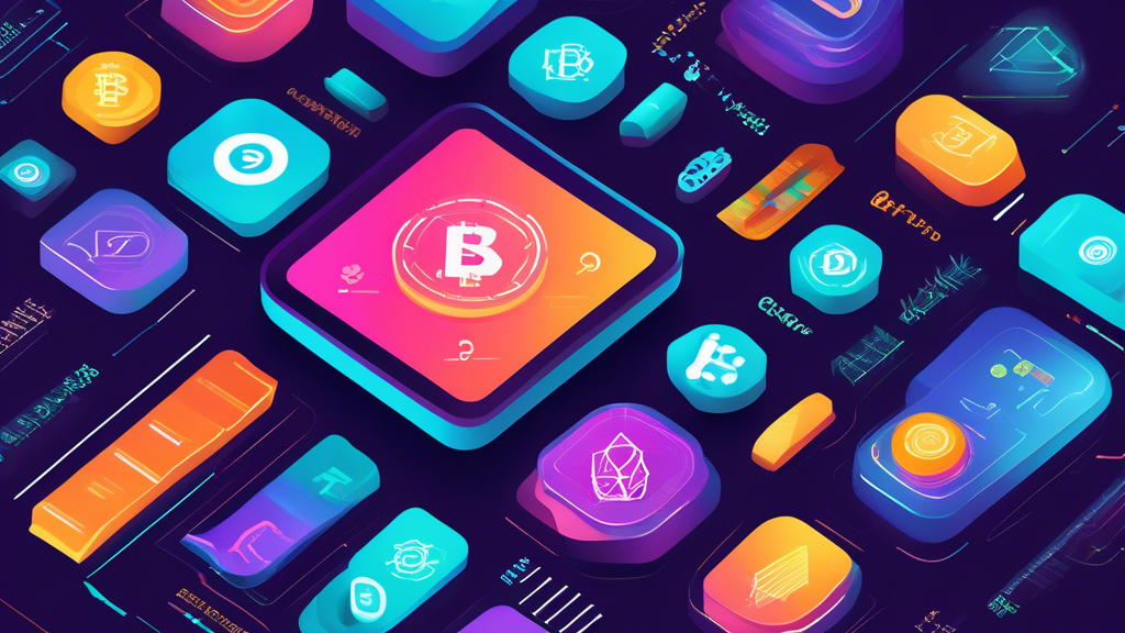 An illustration showcasing various online cryptocurrency trading platforms, with a comparison chart displaying their unique features. The image should also include essential trading tools like graphs, indicators, and risk management icons, emphasizing their importance in online crypto trading.