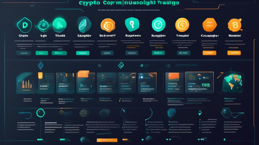 Create an infographic-style image that illustrates the process of choosing the right crypto exchange for individual trading needs. Include elements such as a checklist with tips for evaluation, icons representing regulatory compliance, user experience, and trading goals, and visual comparisons of different exchanges. The color palette should be modern and appealing to finance and technology enthusiasts, emphasizing clarity and ease of understanding.
