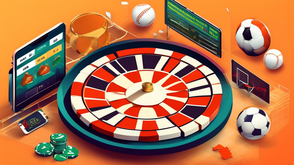 Create an image that visually represents various strategies for maximizing a $500 free bet in sports betting. Include elements such as a sports betting app interface showcasing upcoming games, a diverse selection of sports gear (like footballs, basketballs, and horse racing), and a visual of a bankroll management system (like a pie chart) to highlight responsible gambling. The background should feature a vibrant sports stadium atmosphere to emphasize excitement and opportunity in betting. Make sure to incorporate text overlay that reads Maximize Your $500 Free Bet! in a bold, eye-catching font.